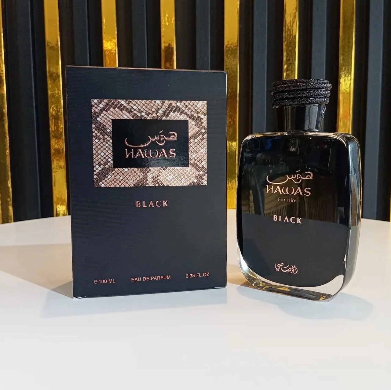 PERFUME RASASI HAWAS BLACK EDP (M) - 100ml na Pod Bah